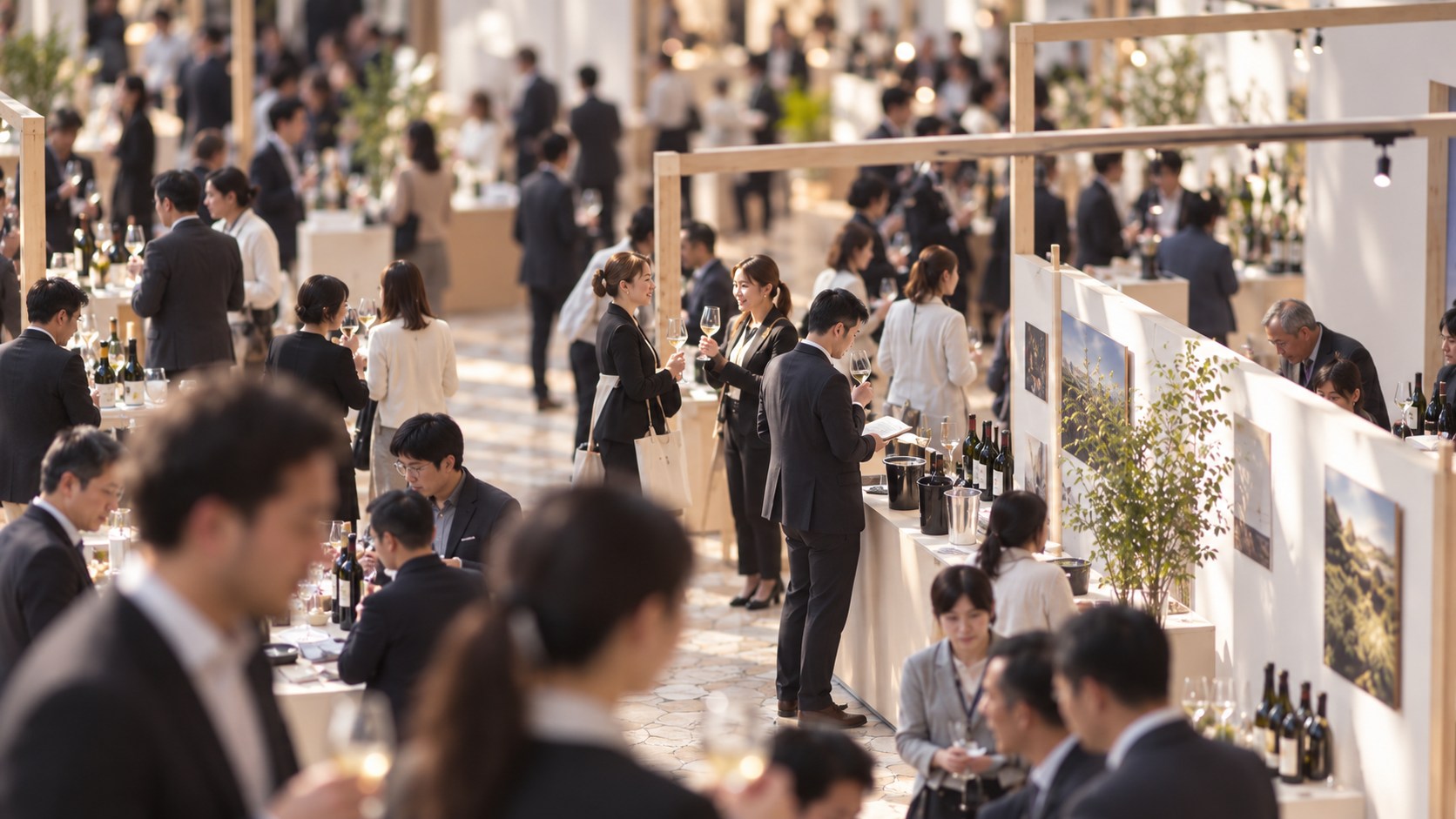 Weinfachmesse in Japan